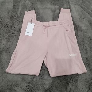 Gymshark high waisted pippa training joggers dusty rose mauve pink xs
